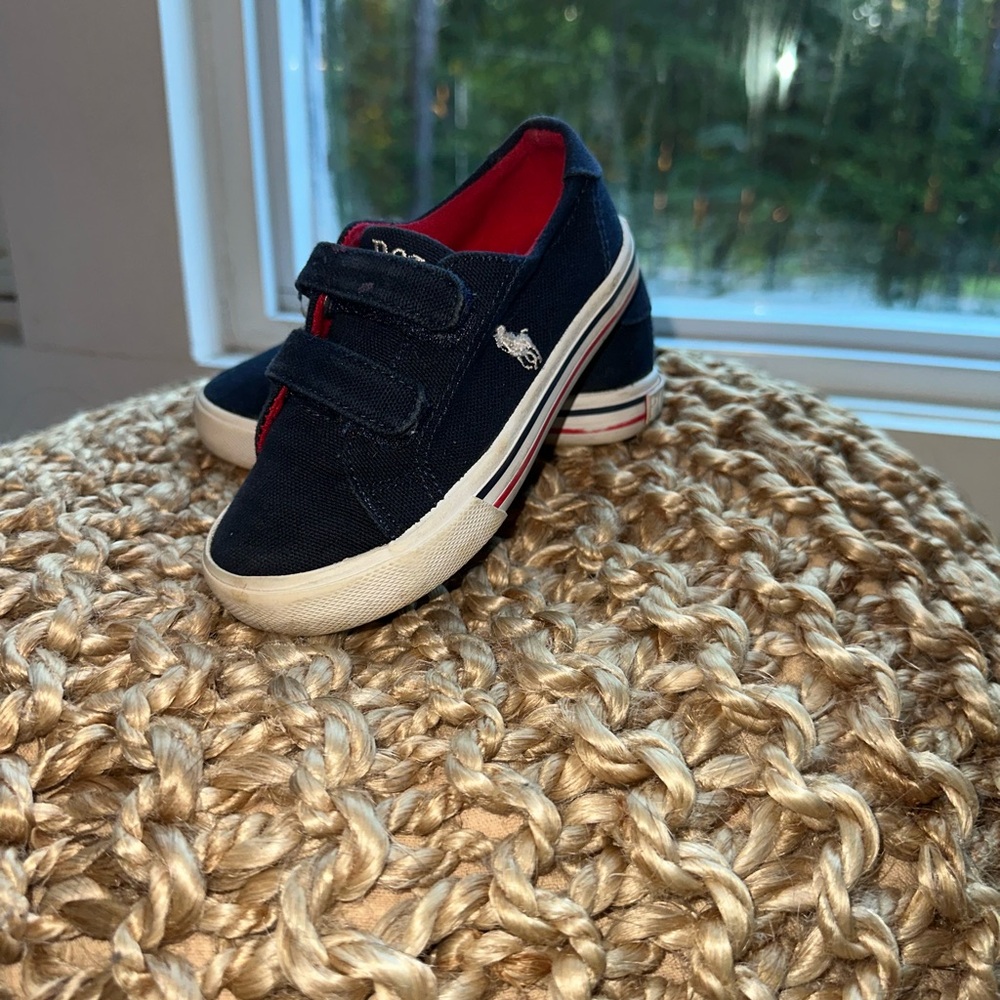 Ralph Lauren Kids Sneakers in Navy and Red Accents